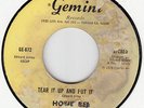 HOSIE BEE - TEAR IT UP, PUT IT BACK - GEMIMI 45#672  RARE NORTHERN SOUL HEAR IT