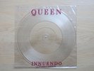 QUEEN Innuendo UK clear vinyl test pressing 12