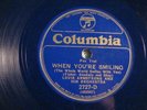 78- BLUE COL 2727D- LOUIS ARMSTRONG - WHEN YOU'RE SMILING /AFTER YOU'VE GONE