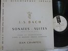 JEAN CHAMPEIL / BACH sonatas & partitas / VEGA C 30 S 208