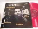 DAVE BRUBECK PAUL DESMOND re-union '58 FANTASY RED VINYL ORIG JAZZ LP NMint