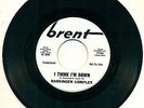 HARBINGER COMPLEX - I THINK I'M DOWN EX PROMO 45 '66 Brent Records garage HEAR