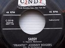 FRANTIC JOHNNY ROGERS Sassy / Ramrod with DUANE EDDY instrumental Rocker 45 w142