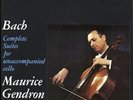 BACH 6 Suites for Unaccompanied Cello B.1007-1012 MAURICE GENDRON Philips 835272