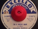 R&B Blues Rocker Mod WLP 45 LONESOME SUNDOWN I'm Mojo Man EXCELLO VG++ Promo