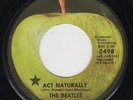 BEATLES 45 ACT NATURALLY YESTERDAY LOS ANGELES STAR APPLE RE-ISSUE 5498