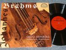 ANDRE NAVARRA cello sonatas BRAHMS 1960s ED1 stereo SUPRAPHON MINT