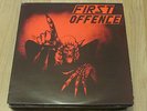 FIRST OFFENCE.SELF TITLED PRIVATE PRESS.NWOBHM, EX - PIC SLEEVE + PRESS RELEASE