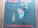 GRAVE DIGGER heavy metal breakdown LP RARE US PRESSUNG running wild rage kreator