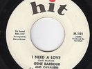 Gene Barbour & Cavaliers I Need A Love / I Dig You You   Northern Soul  Beach