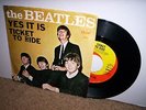 The Beatles-Ticket To Ride/Yes It Is- 1965 45 w/ Picture Sleeve/PS RARE