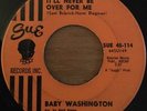 northern soul BABY WASHINGTON it'll never be over for me ORIGINAL USA 45