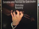 BACH SONATAS PARTITAS SOLO VIOLIN COMPLETE NOVOTNY SUPRAPHON VG+ 3 LPs box book