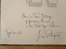 * RARE ORIGINAL RISTENPART AUTOGRAPH - CFD 373  - BACH - CANTATAS 56 & 169 *?