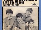 The Beatles Can't Buy Me Love / You Can't Do That Original Picture Sleeve RARE