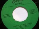 SPICE  for old times sakes / the jam 45 on CARRIE rare sweet soul crossover funk