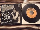 THE DAMNED DON'T CRY WOLF DUTCH SINGLE SCAMBLE RECORDS