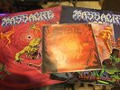 massacre 1st pressing vinyl & ticket from beyond inhuman condition