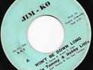 Mod New Breed R&B 45 LITTLE TOMMY & BOBBY LITTLE Won't Be Down Long HEAR