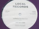 JAYE WILLIAMS * Let Me Be The One * Rare UK Electro Soul 12