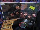 RARE STICKER + ALTERNATE COVER DESIGN   THE BEATLES   RUBBER SOUL   Psych LENNON