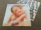 VAN HALEN - 1984 - 1983 GERMAN LP WITH INNER & RARE UPSIDE DOWN REAR SLEEVE