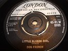 DON FRENCH - LITTLE BLONDE GIRL / I LOOK INTO MY HEART - UK - GOOD