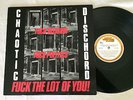 CHAOTIC DISCHORD F*CK RELIGION RARE NEW ZEALAND MUSIC WORLD 1983 PRESS VINYL LP
