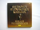 BEETHOVEN - 9 Symphonien - KARAJAN BPO - BOX  8 LPs - DGG - MINT