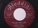 AMOS MILBURN: Rum And Coca Cola / Soft Pillow 45 Blues & R&B