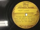 Rare 78rpm - Andrews Sisters - Universal Pictures Record 