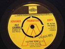 PAT CARROLL rare UK 1972 ORIGINAL DEMO / PROMO / POP PSYCH / CLIFF RICHARD /NM 
