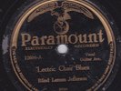 78 RPM Blind Lemon Jefferson PARAMOUNT 12608  'Lectric Chair Blues 1928 *