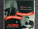 RARE FRANCESCATTI & CASADESUS 33 CX 1111 DEBUSSY & FRANCK FIRST PRESSING MONO LP