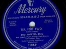 BUD POWELL TRIO - Tea For Two, 78 rpm, jazz (with drummer Buddy Rich)