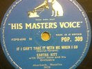 Eartha Kitt Just An Old Fashioned Girl 78 Rpm Gramophone Record