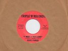 EDDIE PARKER    I NEED A TRUE LOVE/ CRYING CLOWN   US TRIPLE B'    NORTHERN SOUL