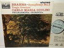 SAX 2516 Brahms Symphony No.3  Philharmonia Orchestra Carlo Maria Giulini B/S