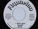 70s Soul 45 RAZZY & NEIGHBORHOOD KIDS I Hate Hate AQUARIAN VG++ HEAR