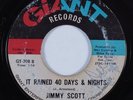 Northern Soul 45 JIMMY SCOTT It Rained 40 Days & Nights GIANT HEAR