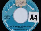 70s Soul 45 DAVID SHEFFIELD You're Wrong, You're Wrong STONE LADY HEAR