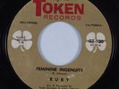 Northern Soul 45 RUBY Feminine Ingenuity GOLD TOKEN HEAR