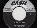 DALE CUNNINGHAM - Cash 1067 - Too Young / Trust Me - NEW BREED R&B 45 VG/VG+