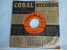 BUDDY HOLLY Rave On / Take Your Time MINT Coral 45 with ORIGINAL SLEEVE