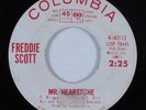 Northern Soul Popcorn 45 FREDDIE SCOTT Mr. Heartache COLUMBIA HEAR