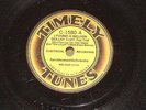 PRE-WAR JAZZ/DANCE SNOOKS AND MEM. RAMBLERS-LEN JOY TIMELY TUNES C-1580 78 RPM