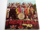 THE BEATLES SGT PEPPERS LONELY HEARTS CLUB BAND FRENCH APPLE LABEL 1967 & CUTOUT