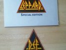 DEF LEPPARD POUR SOME SUGAR ON ME . SPECIAL EDITION TRIANGLE SHAPED PICTURE DISC