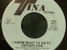 ROY ROBERT I Know What To Do To Satisfy You 45 Tina northern soul hear