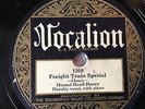 Hound Head Henry Cow Davenport 20's VOCALION #1208 78 rpm FREIGHT TRAIN BLUES